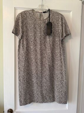 Jenni Kayne Leopard T-Shirt Dress, XS